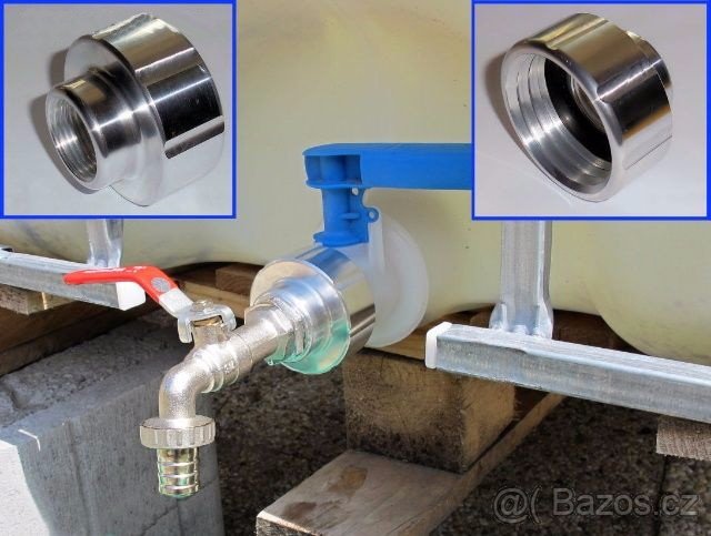 Redukce na nádrž - IBC 1000L- ( zátka přechodka )