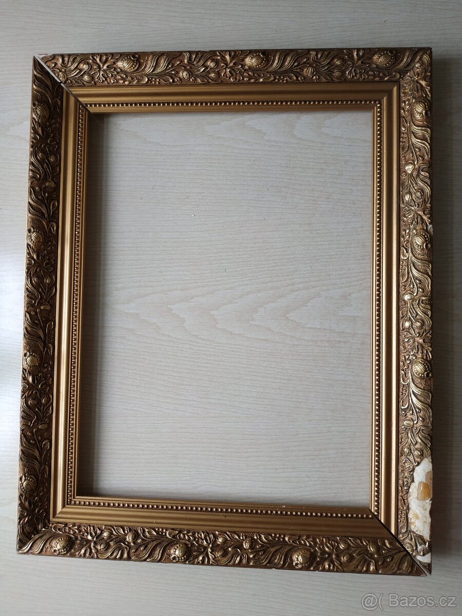 Dekorativní rám na obraz – vhodný k tvoření (61 × 48 cm)