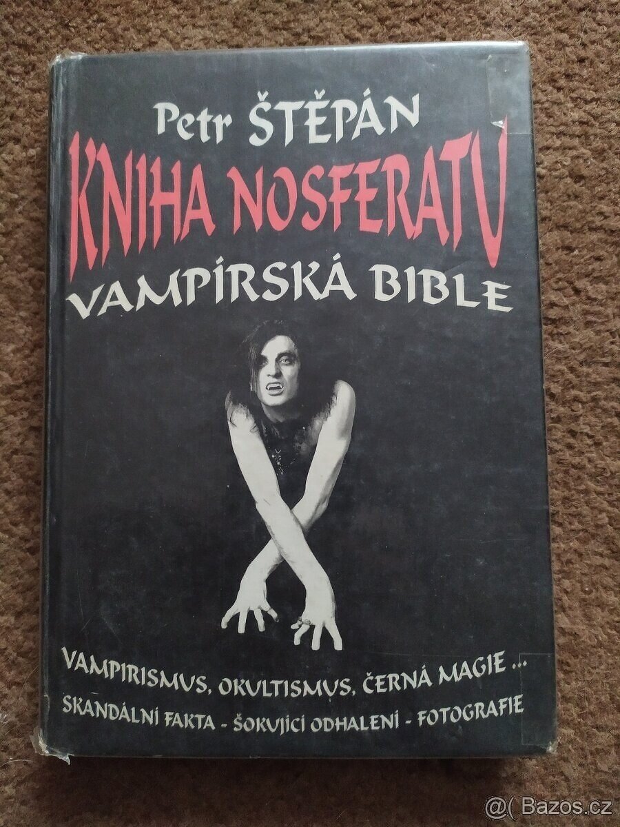 Kniha Nosferatu - Petr Štěpán . S podpisem