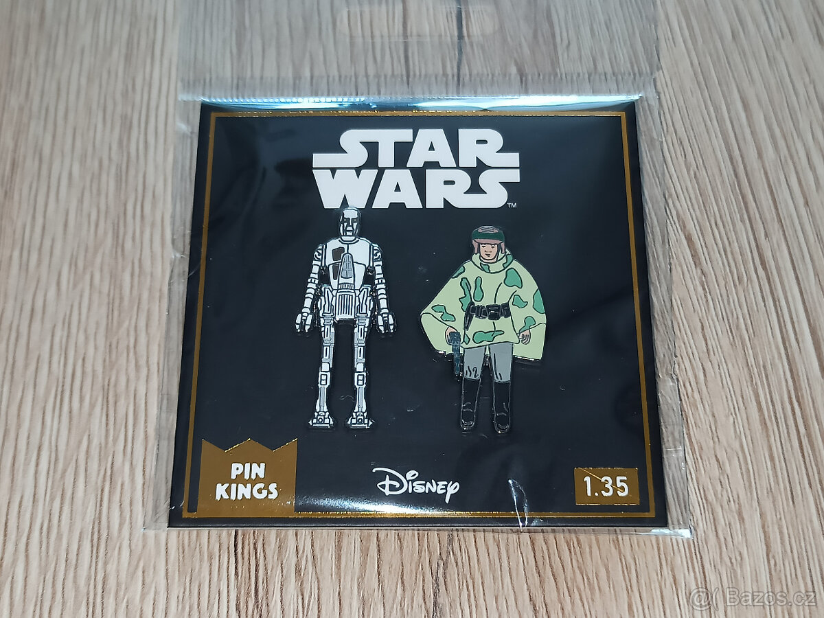 Star Wars exkluzivní set 2 odznaků Pin Kings (1.35) NOVÉ