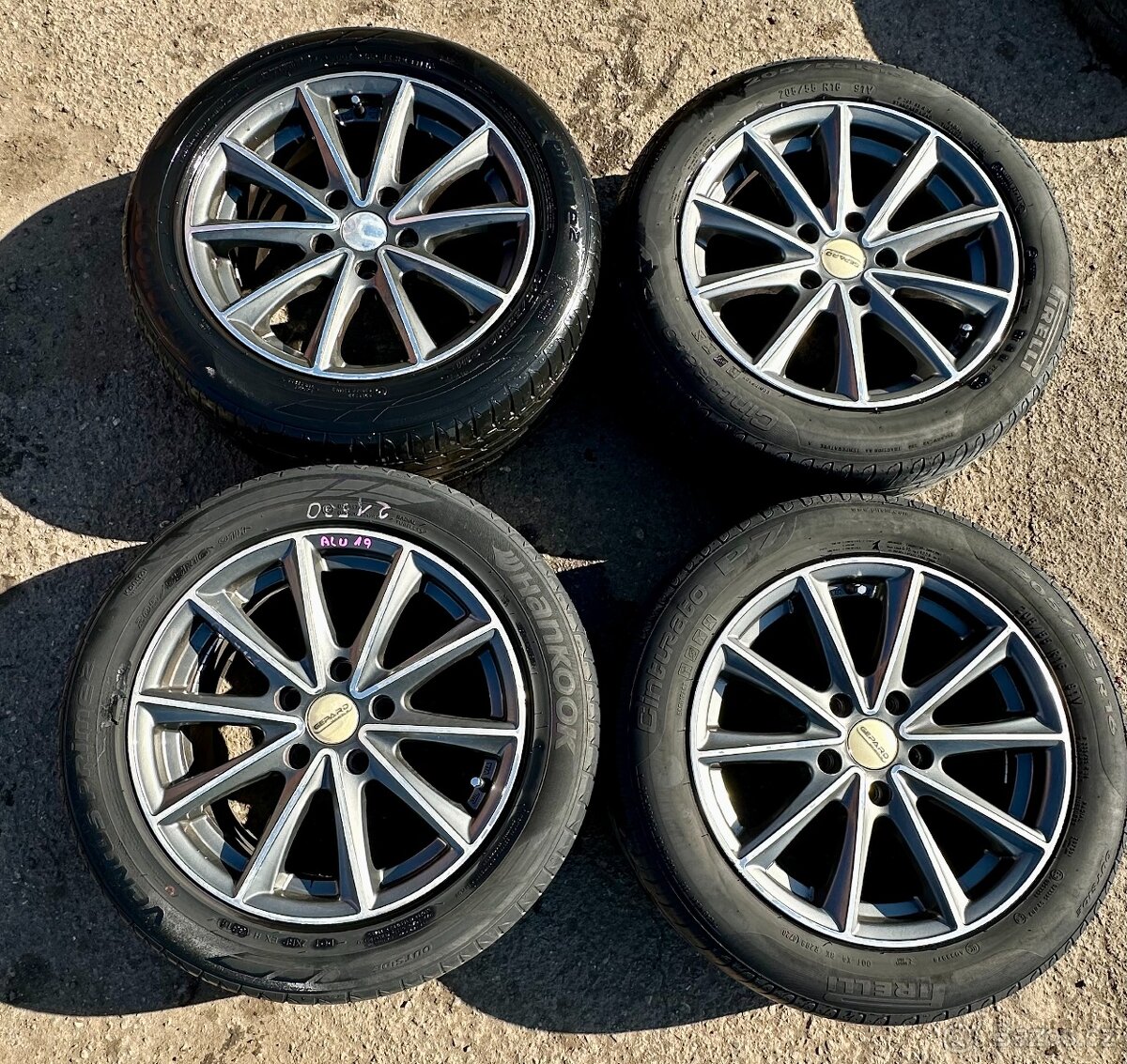 Prodám ALU kola Mazda č. 19