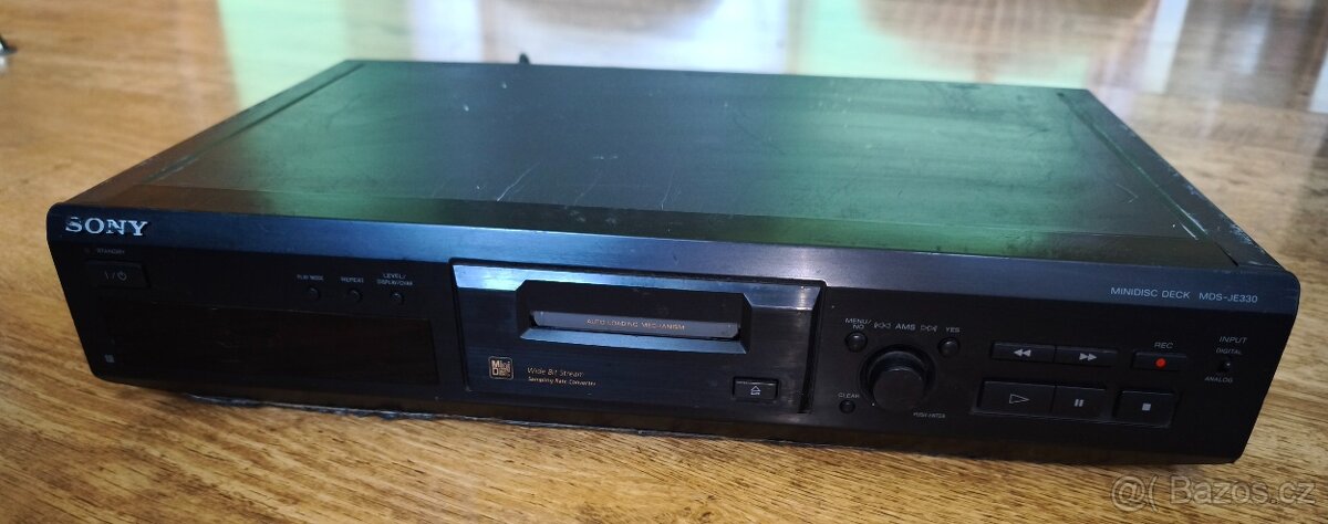 Minidisc minidisk Sony MDS 330, čti popis
