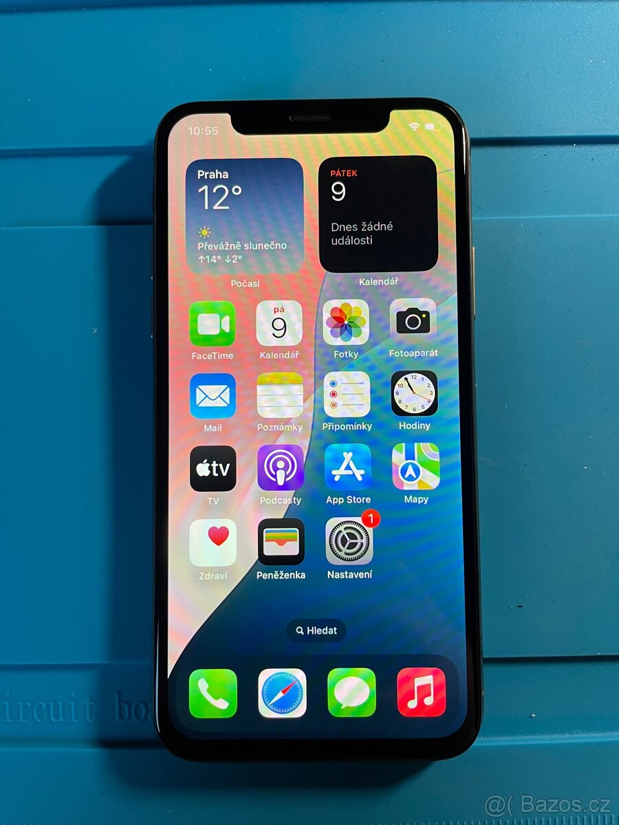 iPhone XS Gold 64GB, baterie 100%