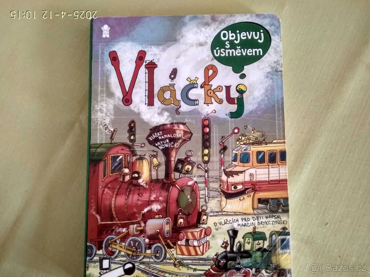 Leporelo Objevuj s úsměvem, vláčky