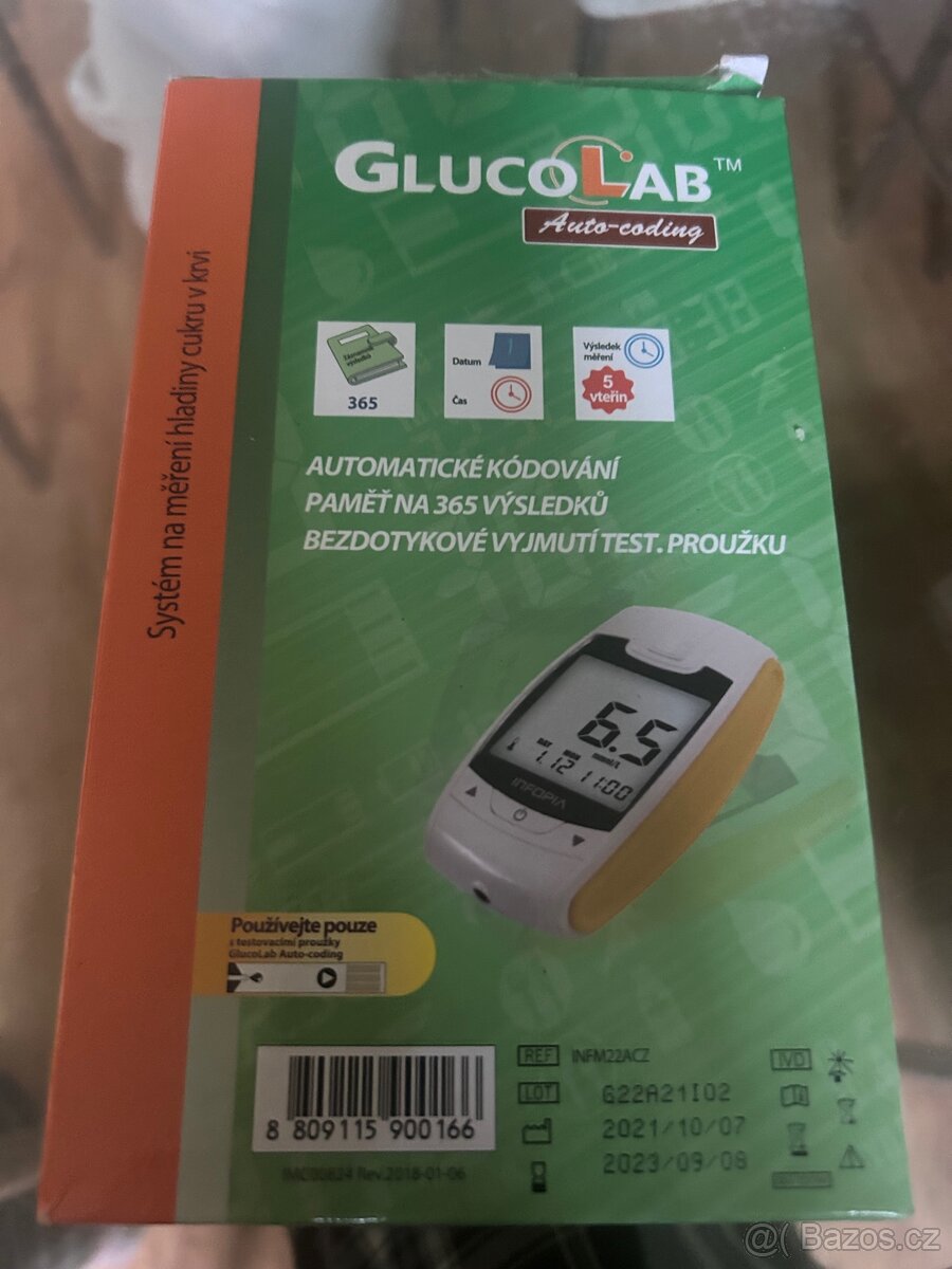 Gluco lab - meric cukru v krvi