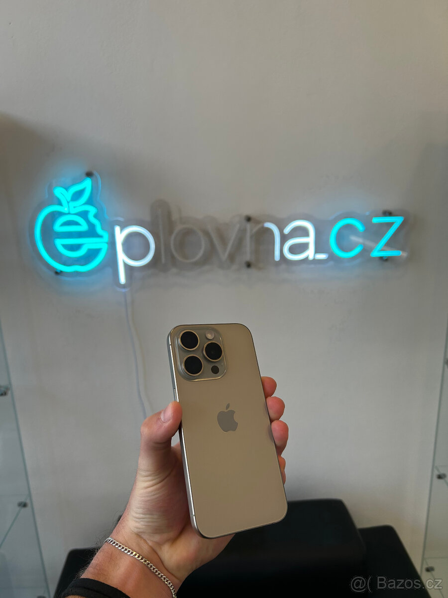 Apple iPhone 15 Pro 256GB Natural - 100% bat. (Záruka)