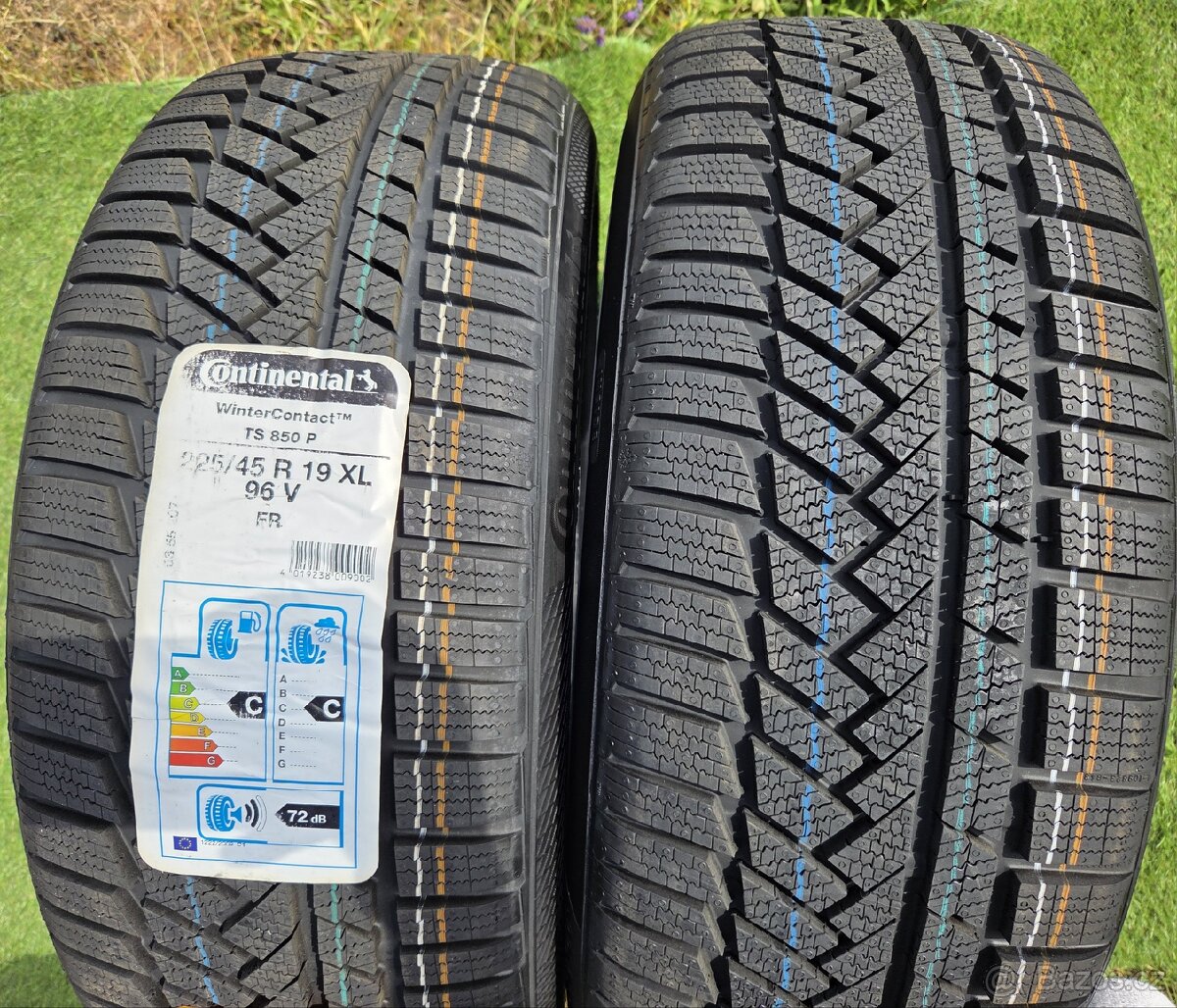 2ks nových zimních pneu Continental 225/45/19