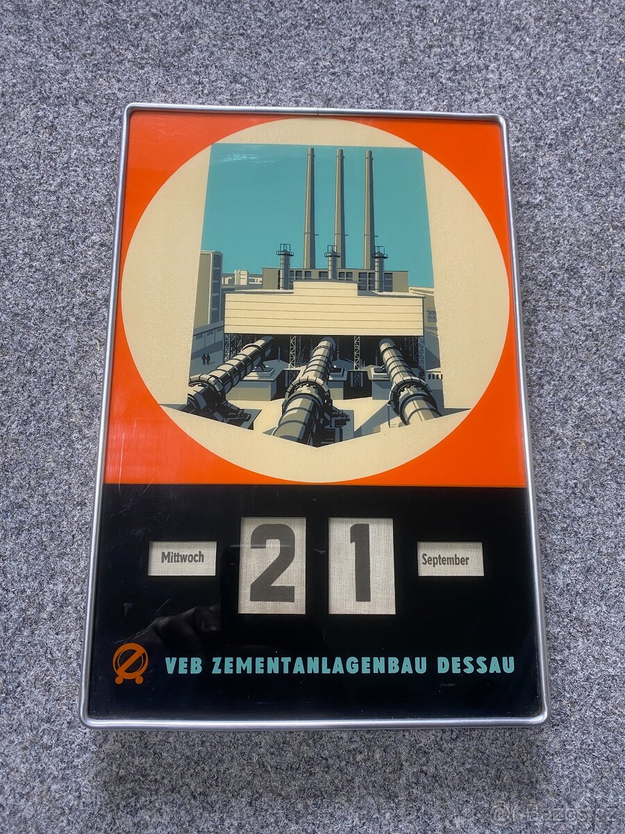 kalendář starý kalendář stará reklama retro dekorace