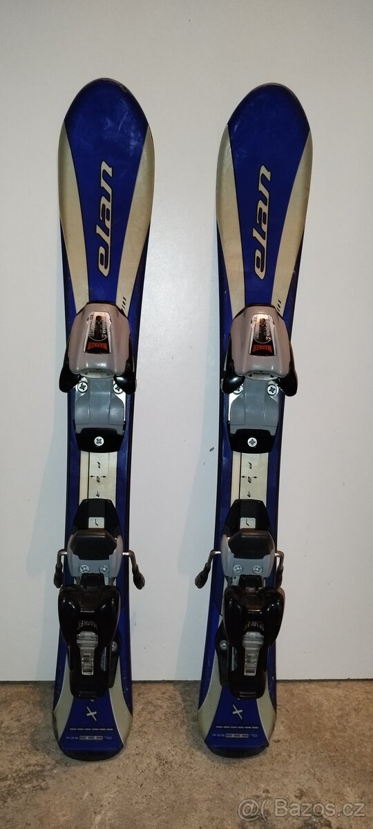 Dětské lyže 70 cm s lyžáky vel 27