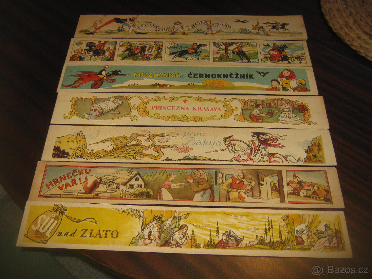 Prodám staré filmy-pohádky do promítačky z roku 1956