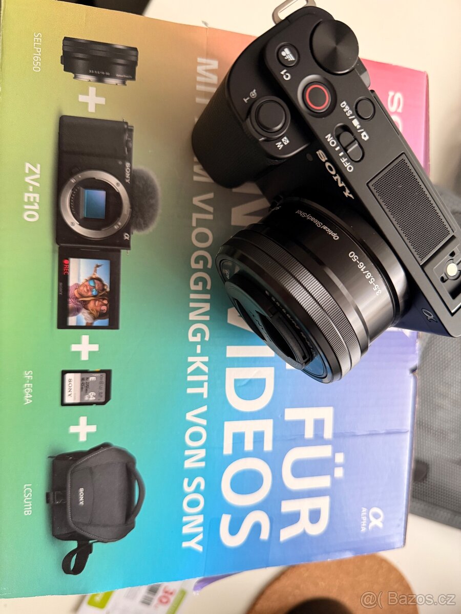 Sony ZV-E10 + objektiv 16-50mm