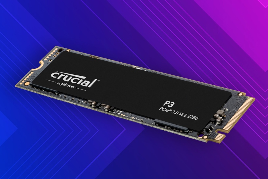 Crucial P3 M.2 NVMe SSD 1TB - NOVÝ