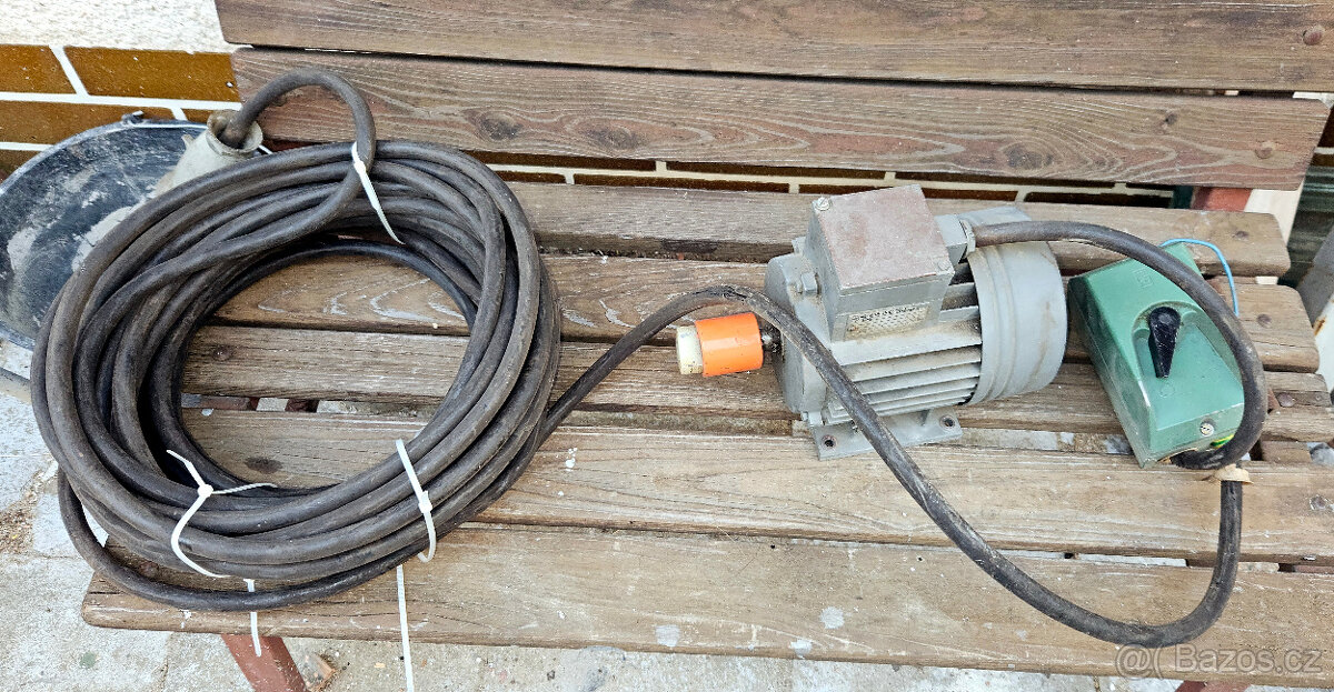 Elektromotor 550W včetně kabelu 16m + vypínač