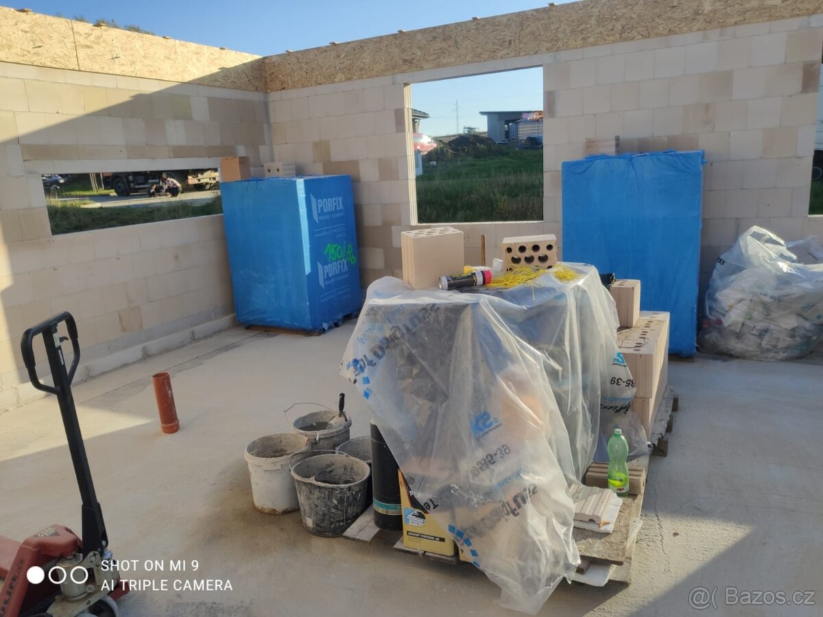 VPC 175mm, Vápenopískové tvárnice, cihly, Maltovací sáně