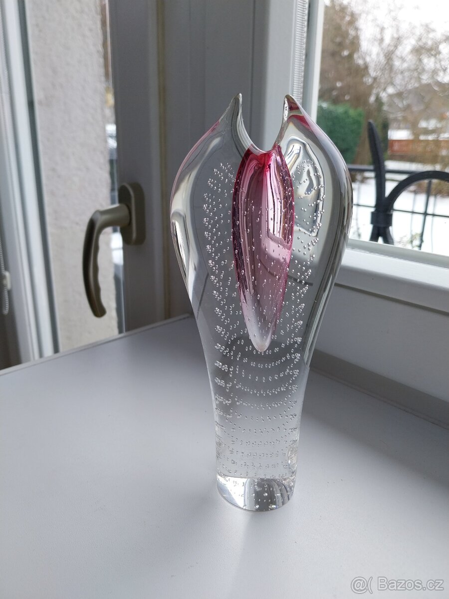 Váza hutní sklo Juda