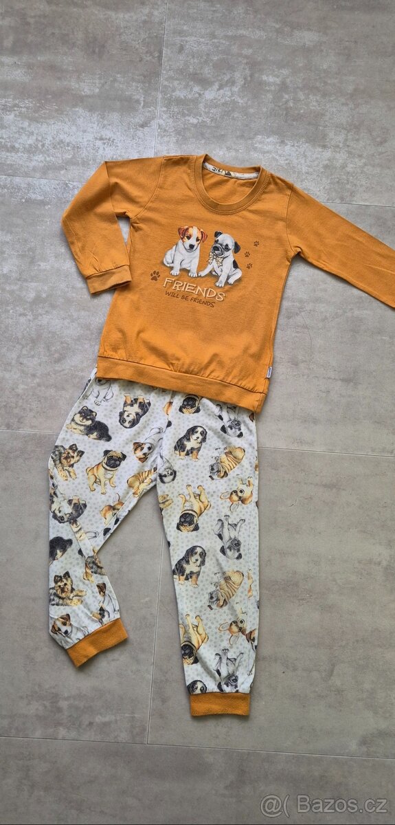 Dětské pyžamko s pejsky Cornette