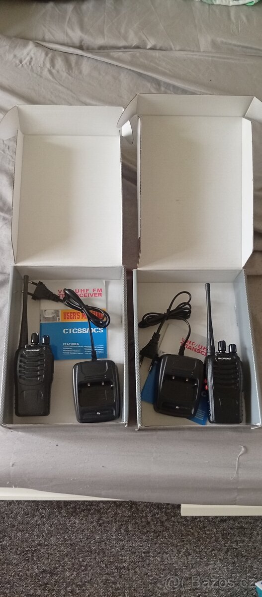 Sada vysílaček Baofeng NOVÉ