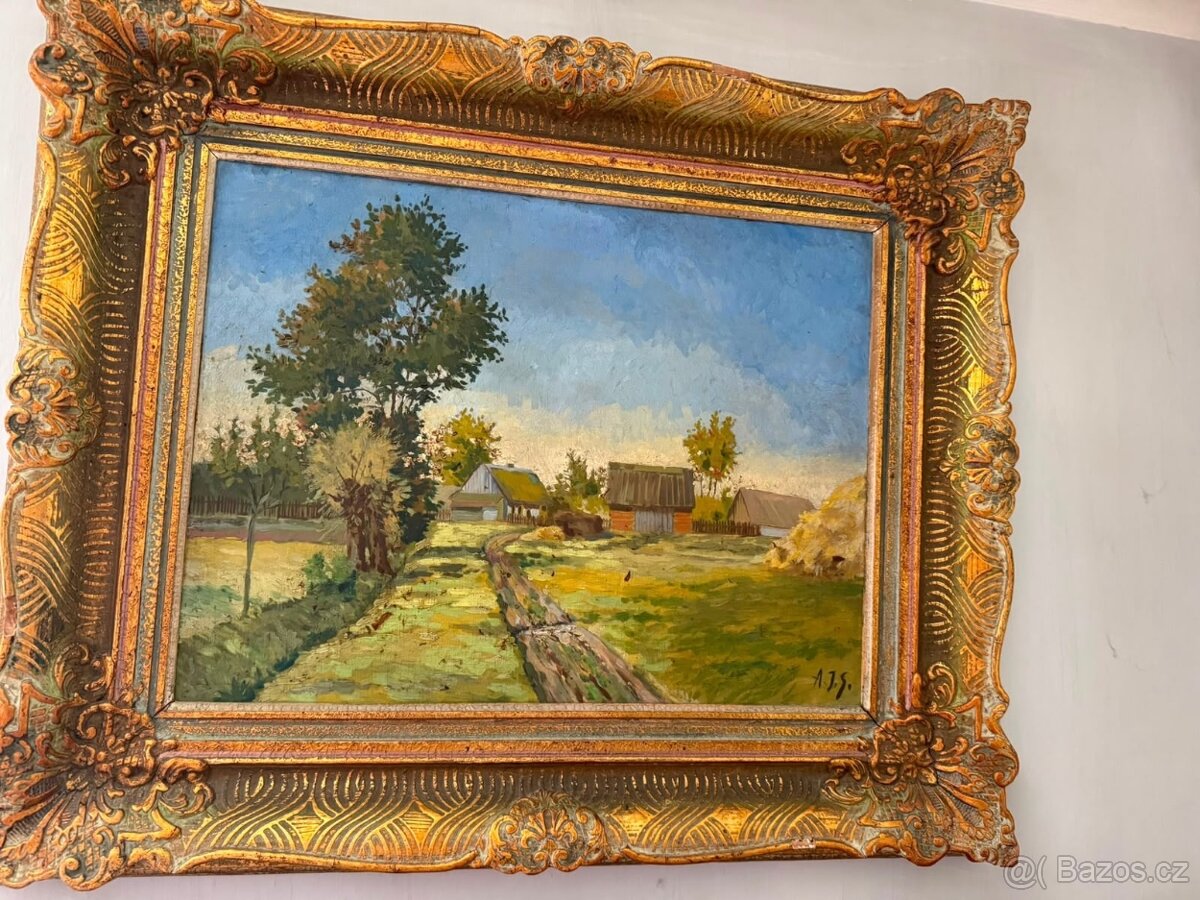 Obraz A.J.Svoboda 1939 Blešno
