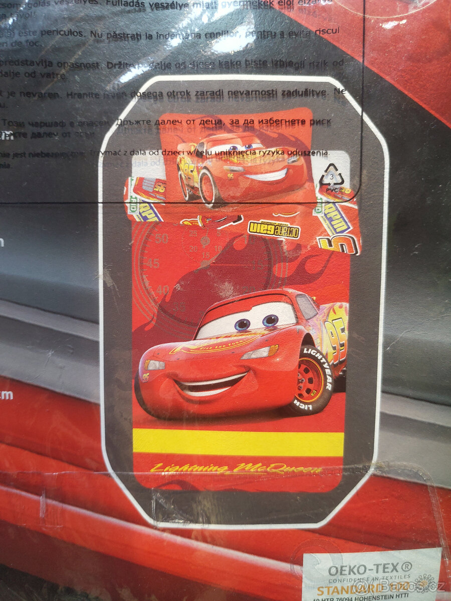 Dětské kvalitní povlečení, 40 x 60 cm + 100 x 135 cm, Cars