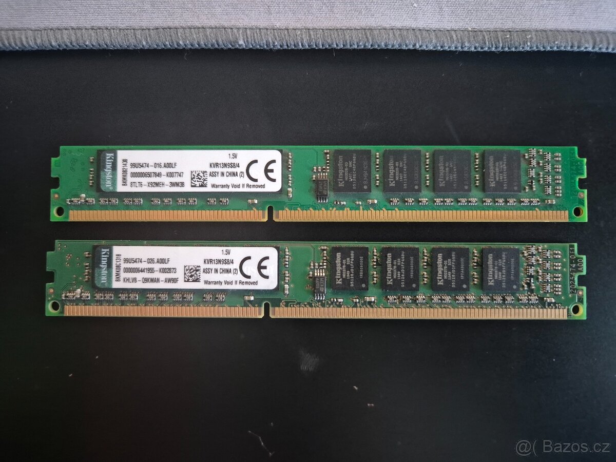 RAM DDR3 Kingston KVR13N9S8/4