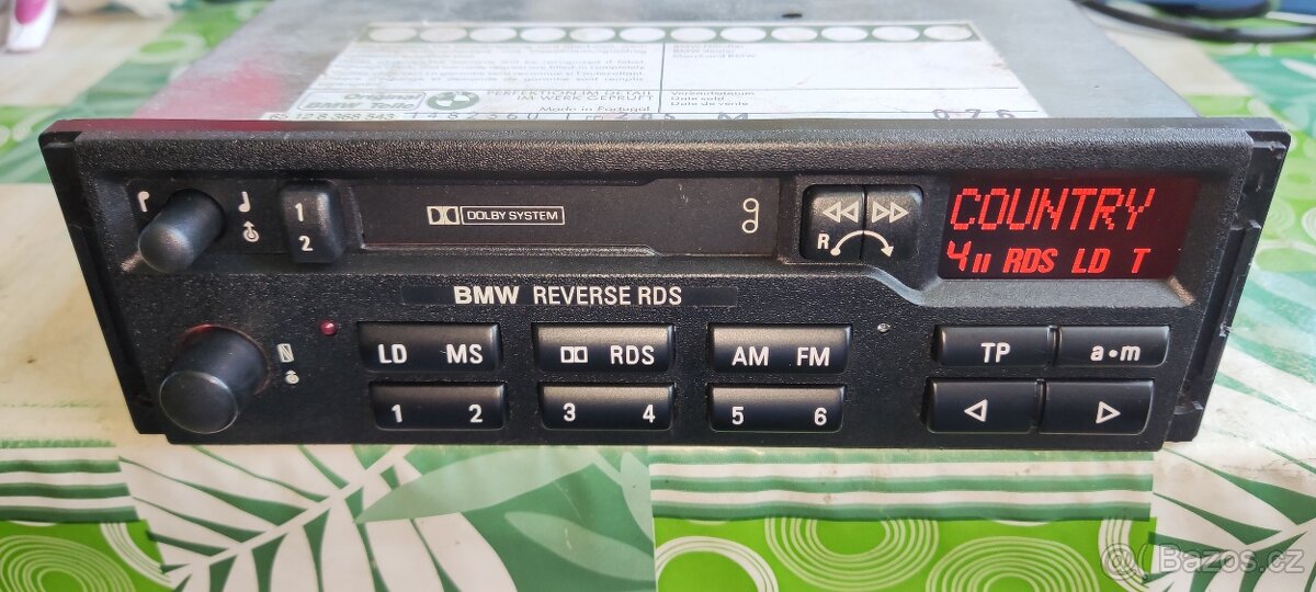 Originální autorádio BMW REVERESE RDS