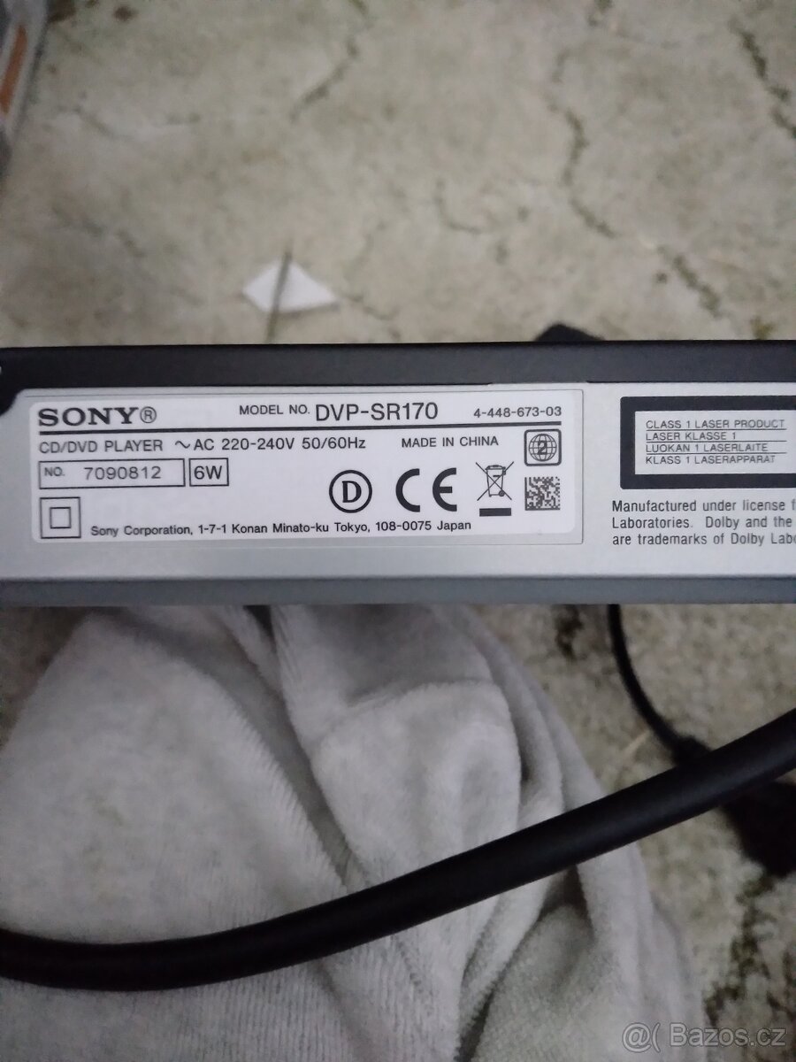 DVD prehravac..sony