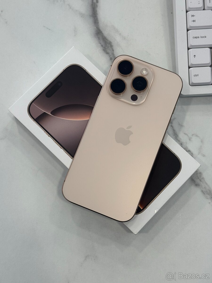 Apple iPhone 16 Pro, 128GB Desert Titanium