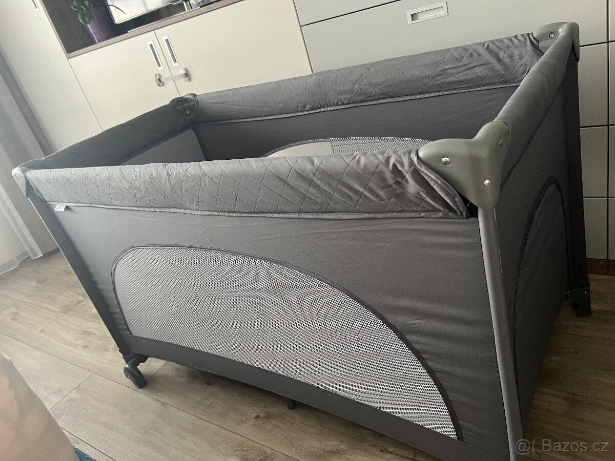 Dětská cestovní postýlka Zopa Lely Antracit Grey