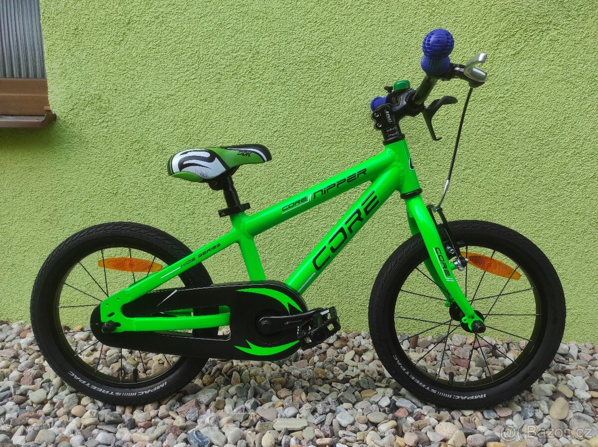 Značkové dětské kolo CORE NIPPER 16" (zelená)