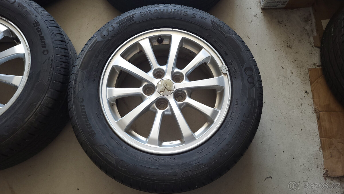 99% orig. letní ALU kola 16" 5x114,3 Mitsubishi ASX - levně
