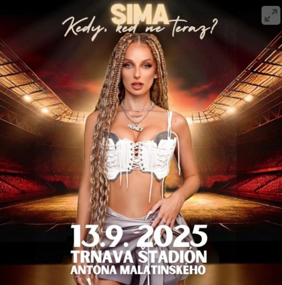 2x vstupenka na Simu 13.9.25