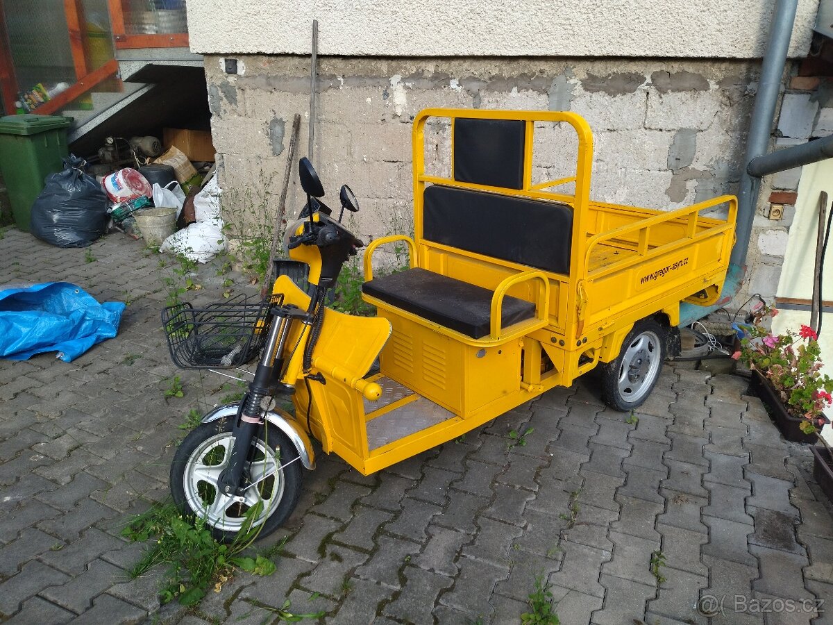 Pracovní elektrická trojkolka