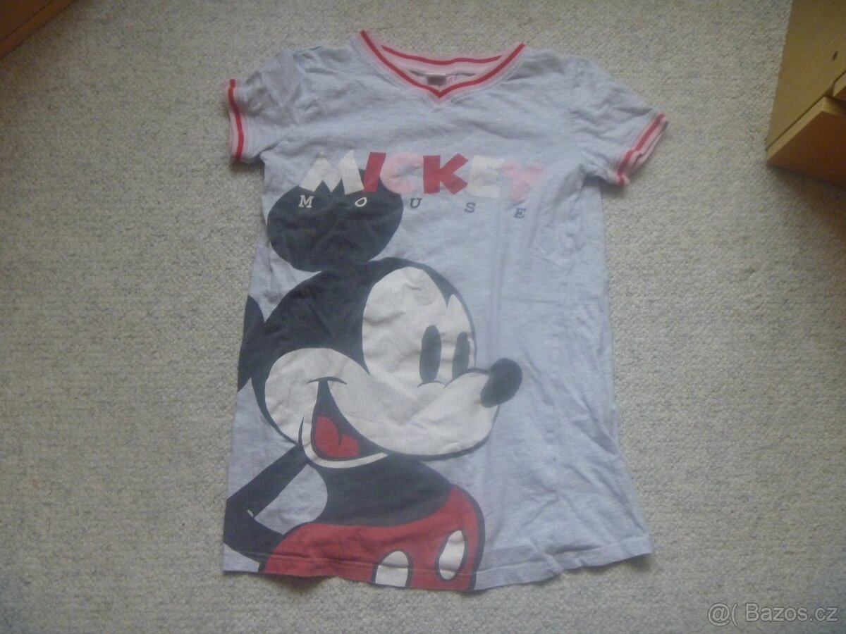 šedá noční košile s Mickey zn. Disney vel. 146/152
