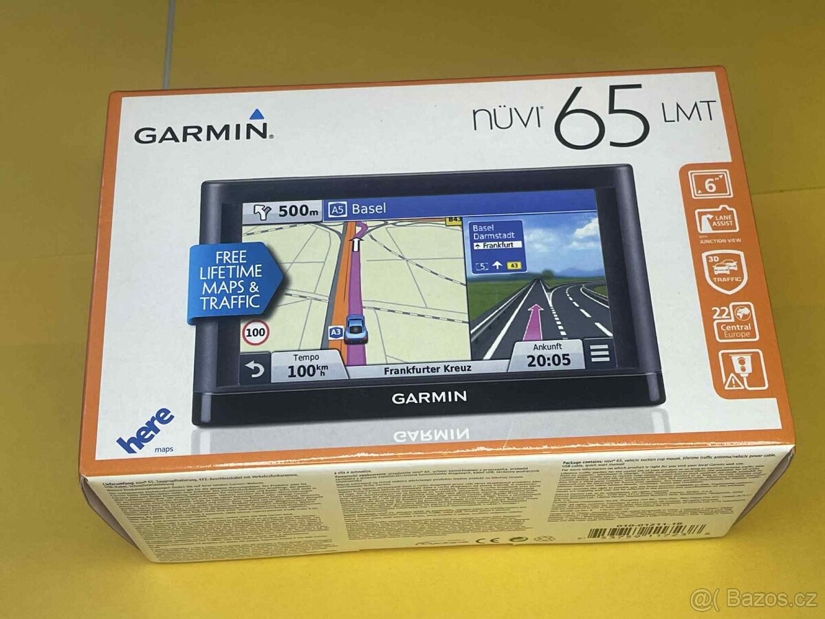 Navigace Garmin NÜVI 65 LMT