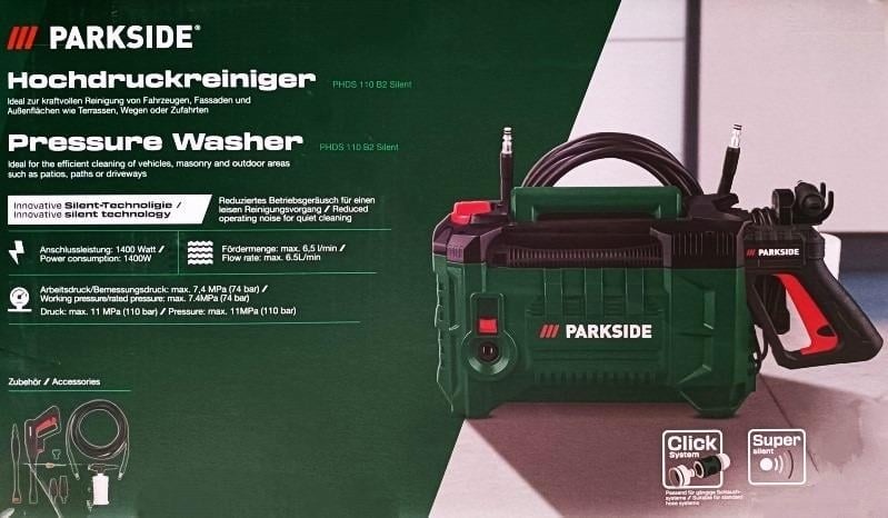 nový wap - vysokotlaký čistič Parkside