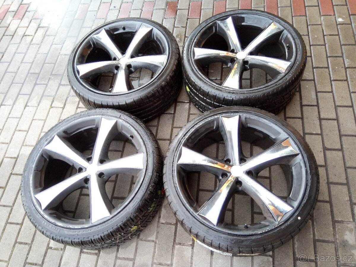 ALU 10Jx22 5x130 et45 PNEU 295/30R22