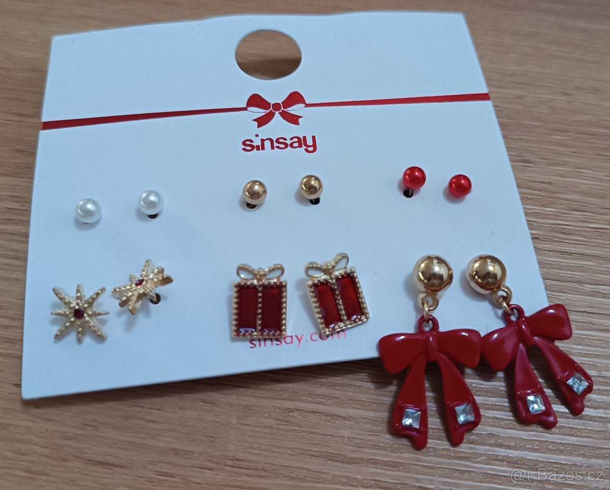 Vánoční sada náušnic NOVÁ náušnice Vánoce