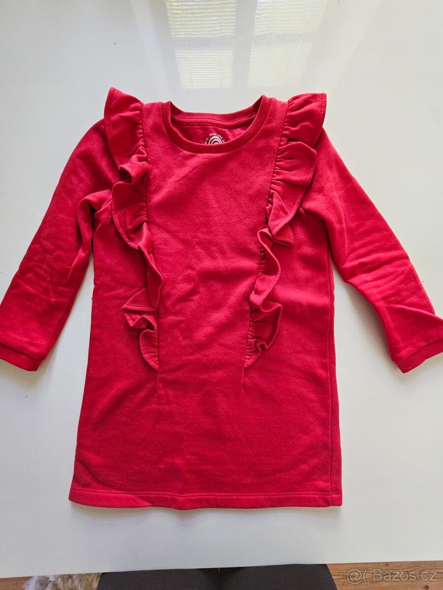 Vánoční šaty vel. 116 cm