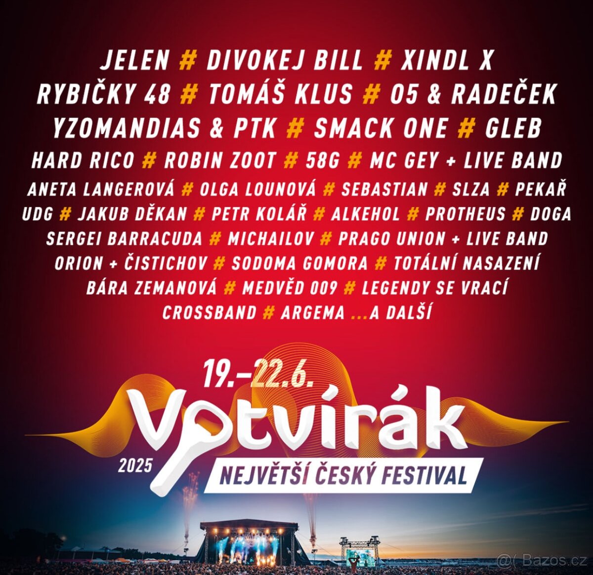 Votvírák 2025 4x KOMBI ticket