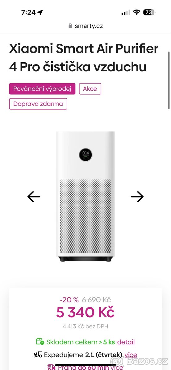 Xiaomi smart air pro cisticka vzduchu nevhodny darek