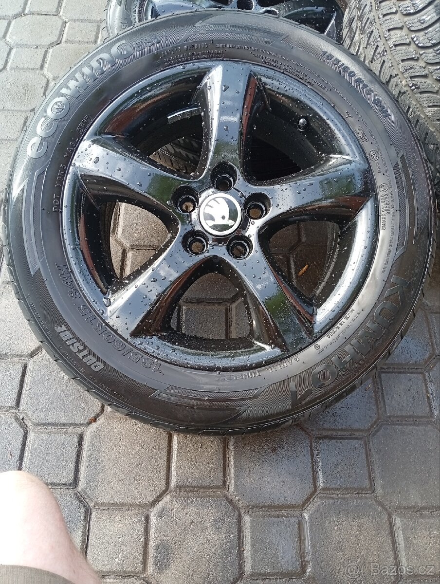 Alu sada Škoda 5x100 15"