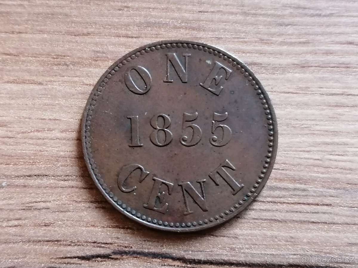 1 Cent 1855 britská kolonie Prince Edward Island - Kanada