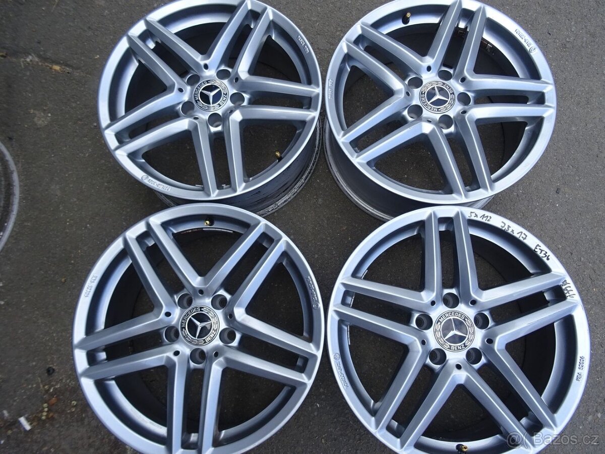 Alu disky na Mercedes, 17", 5x112, ET 36, šířka 7,5J