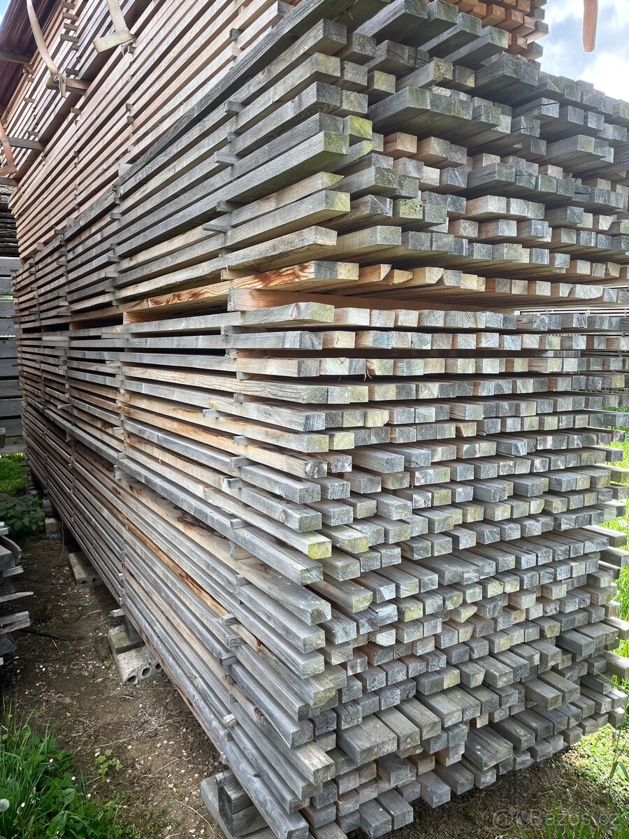 Střešní latě 6x4