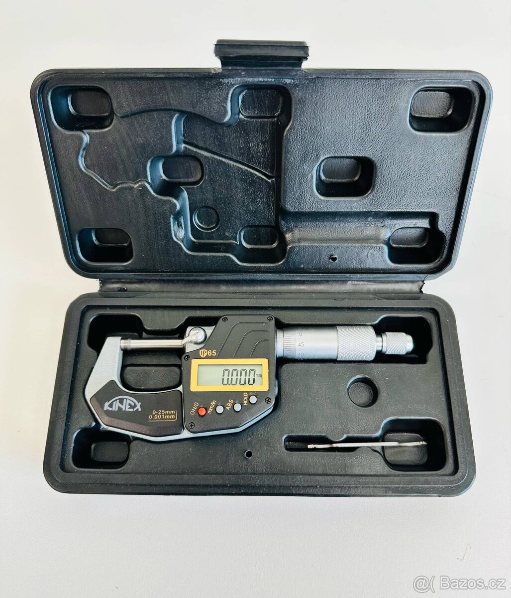 Mikrometr třmenový digitální DIN863-KINEX ( 0 - 25 mm )