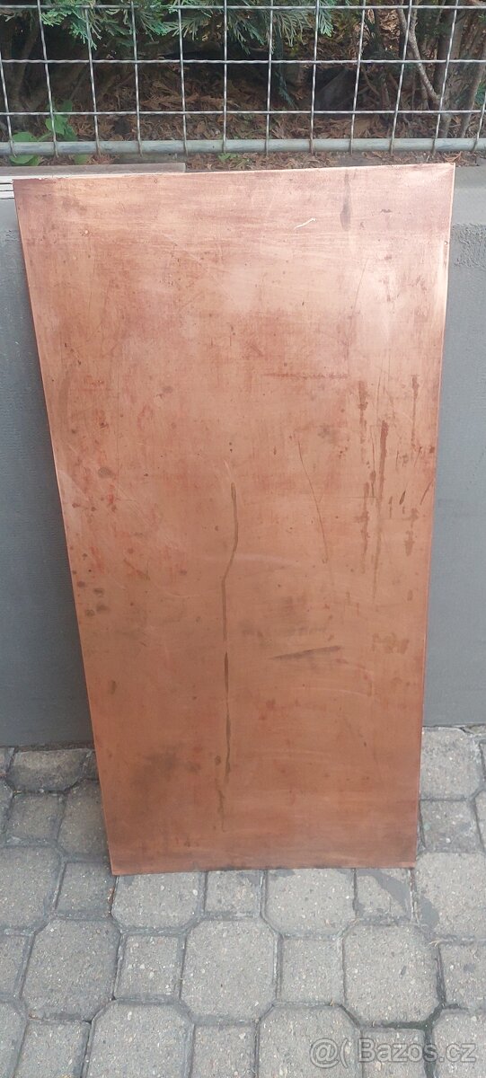 Prodám Cu plech tl. 4 mm