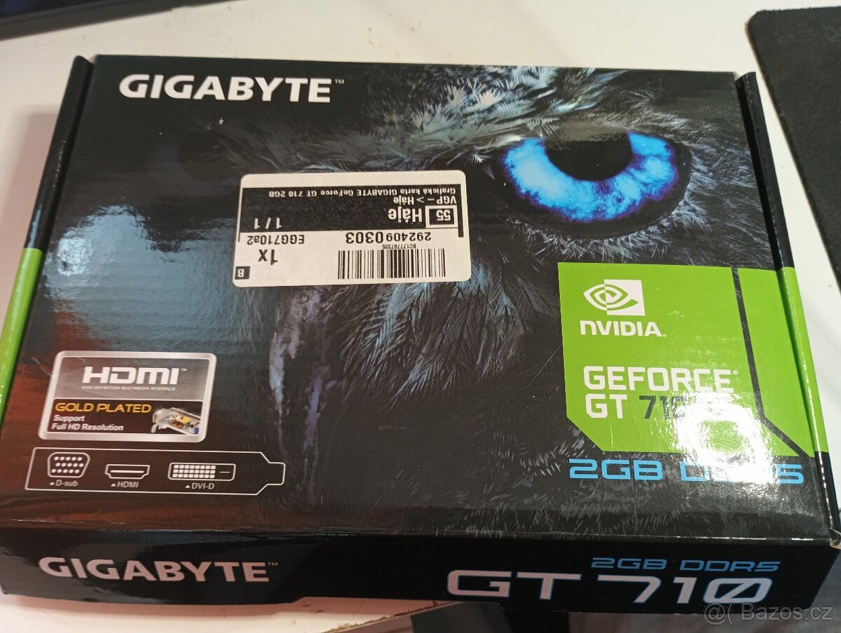 Graficka Karta Gigabyte Nvidia GT 710 2GB DDR5SKORO NOVA