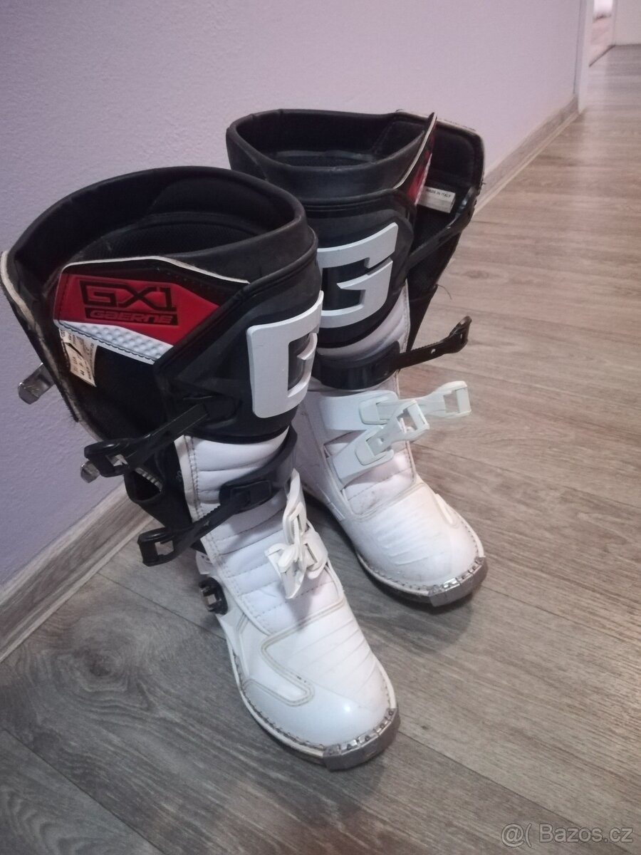 Motokrosové boty GAERNE GX-1 bílá