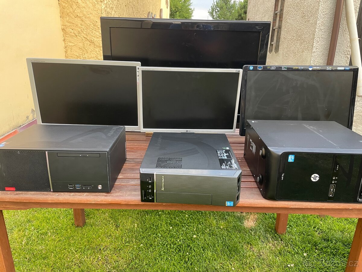 Pc, monitory a TV