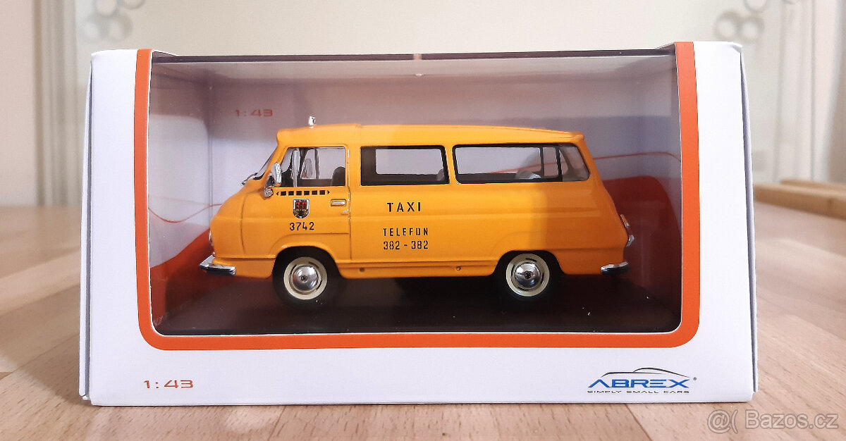Abrex 1:43 Škoda 1203 Taxi Oranžová